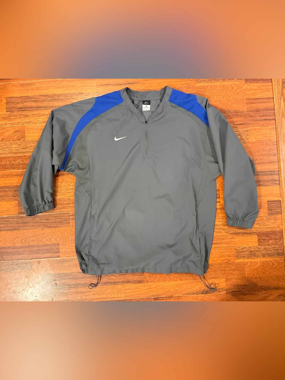 Nike Storm Fit Men’s Grey Pullover Windbreaker